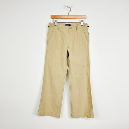 Polo Wide Leg Khaki Pants - Size 8