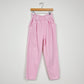 80's Pink Pleated Corduroy Pants Size 10-12yr