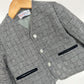 Vintage Toddler Gray Wool Jacket - 2T