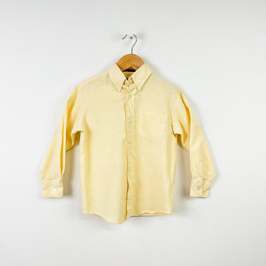 Vintage Claiborne Yellow Oxford Button Down - Size 6-7yr