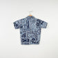 Vintage Batik Print Shirt - Size 7-8yr