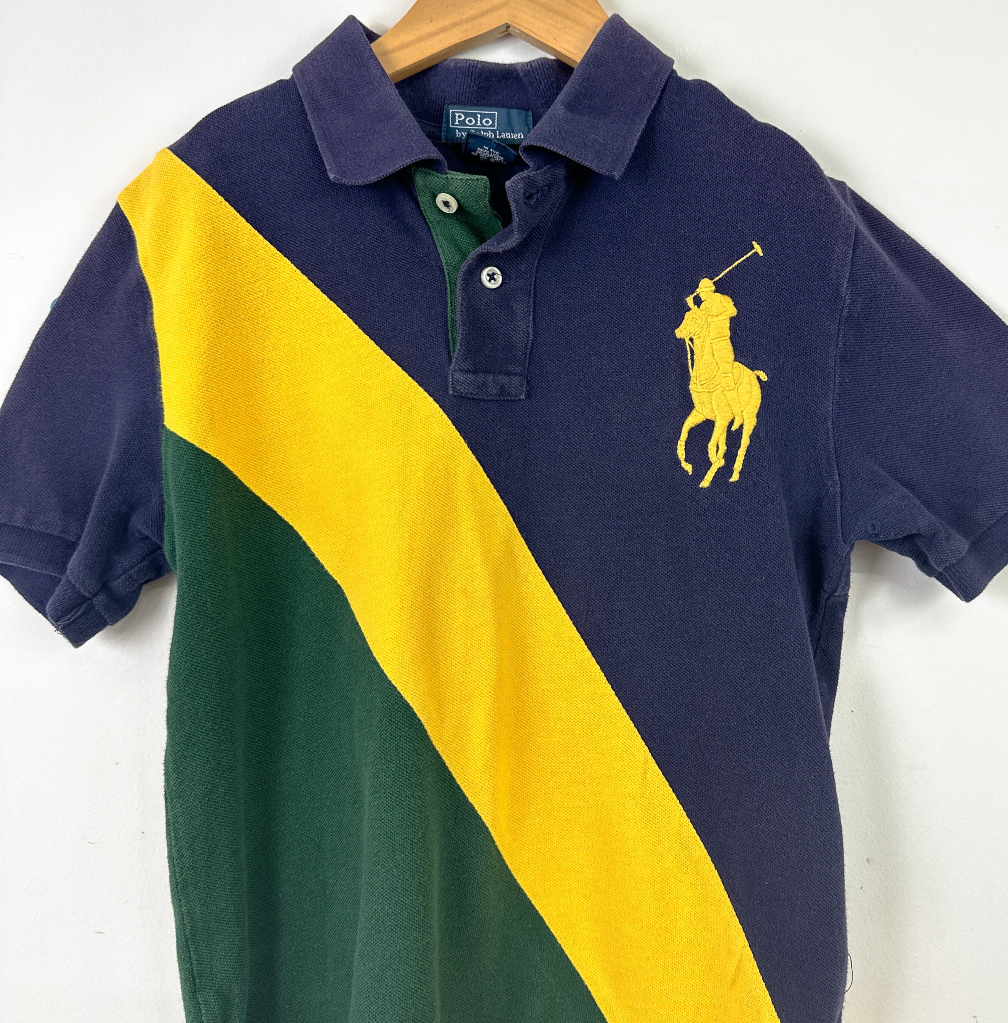 Ralph lauren diagonal store stripe polo