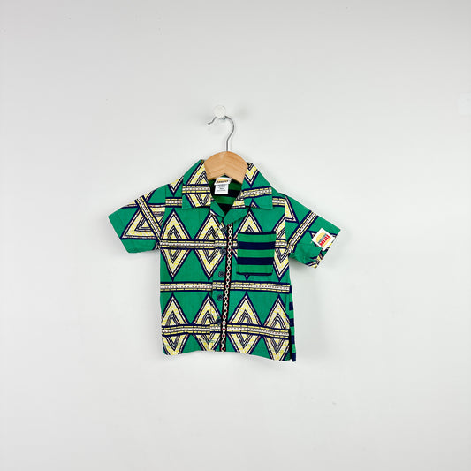 Infant Harajuku Mini Pattern on Pattern Shirt - Size 9-12mo