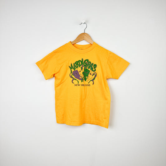 Vintage Kids Mardi Gras T-Shirt - 10-12yr