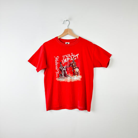 Vintage Kids Medieval Times T-Shirt - Size 12-14yr