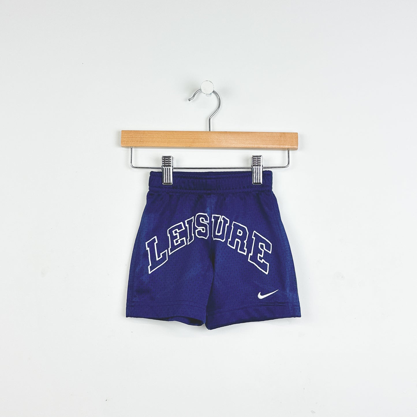 LEISURE - Navy Jr. Varsity Mesh Shorts - Size 2T