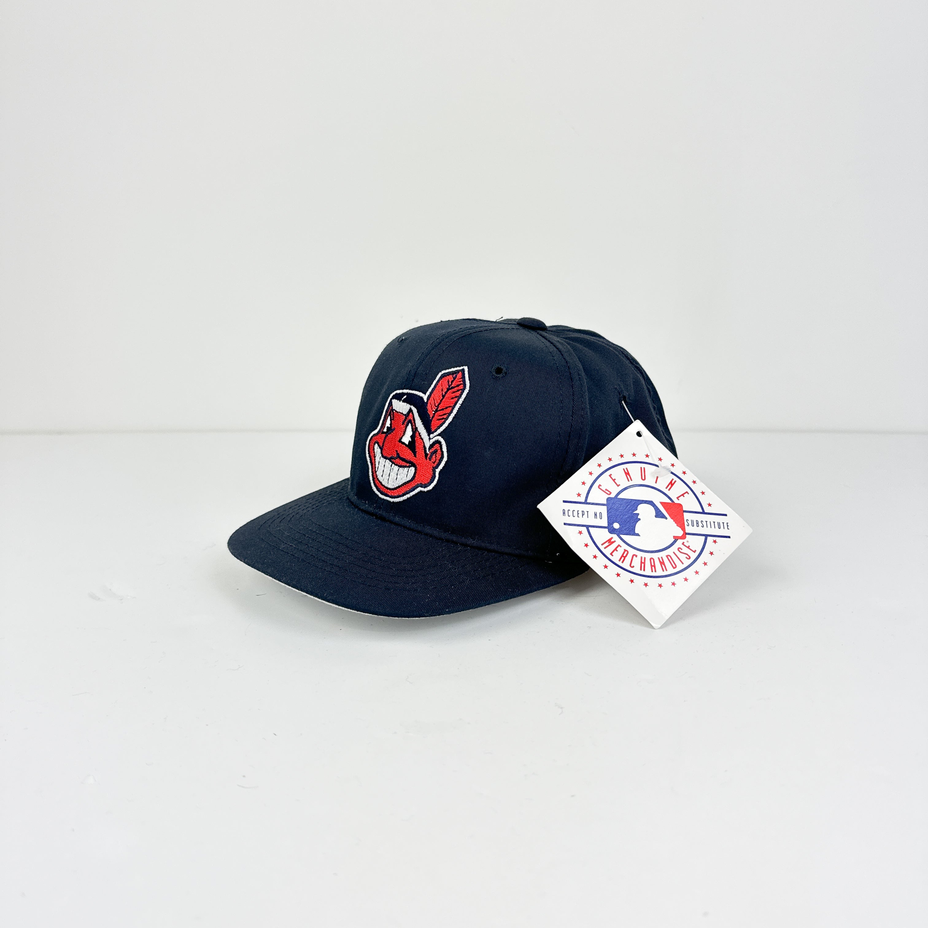 Vintage Kid's Cleveland Indians Deadstock New Era Snapback - Youth