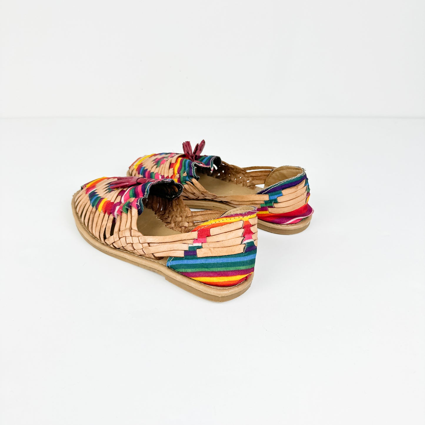 Kids Colorful Huaraches with Tassels - Size 5