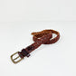 Vintage Kid's Braided Leather Belt