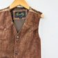 Vintage Kid's Brown Suede Vest - 10-12yr