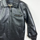 90's Vintage Kid's Oversized Faux Leather Coat - Size 8-10yr