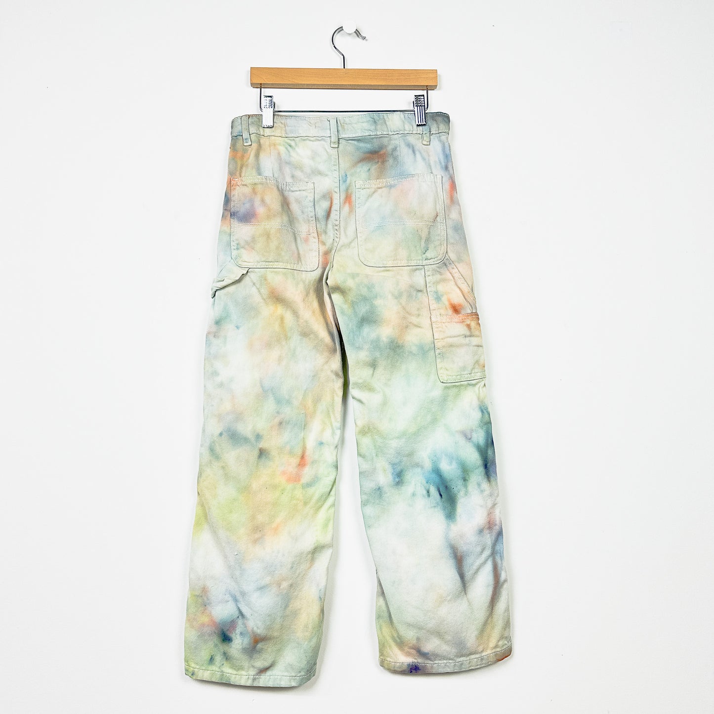 LEISURE - Tie Dye Carpenter Pants - Size 11-12yr