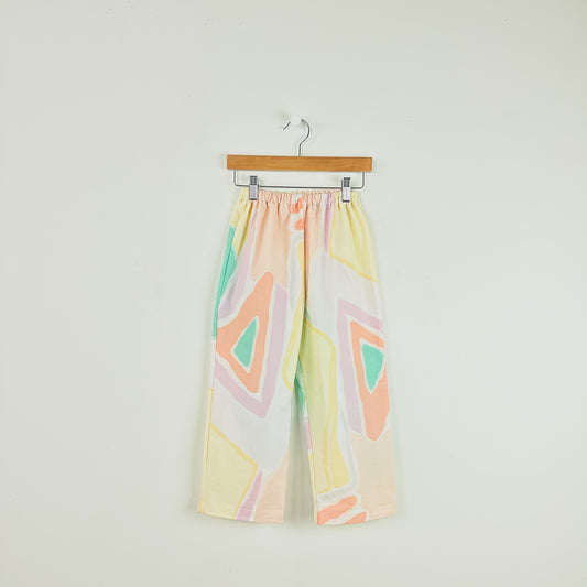 LEISURE Pastel Abstract Pant - Size 3-4yr