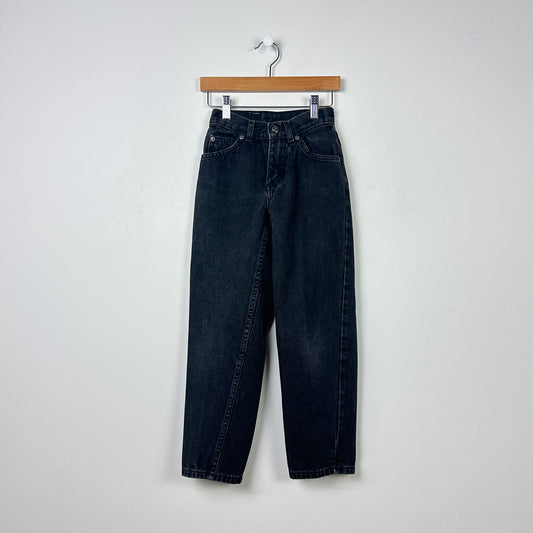 Vintage Faded Black Jeans - Size 7 Slim