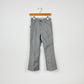 Vintage Kids Grey Boot Cut Polyester Pants - 6yr