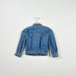 Gap Denim Bomber Jacket with Puff Sleeves - Size 6-7yr