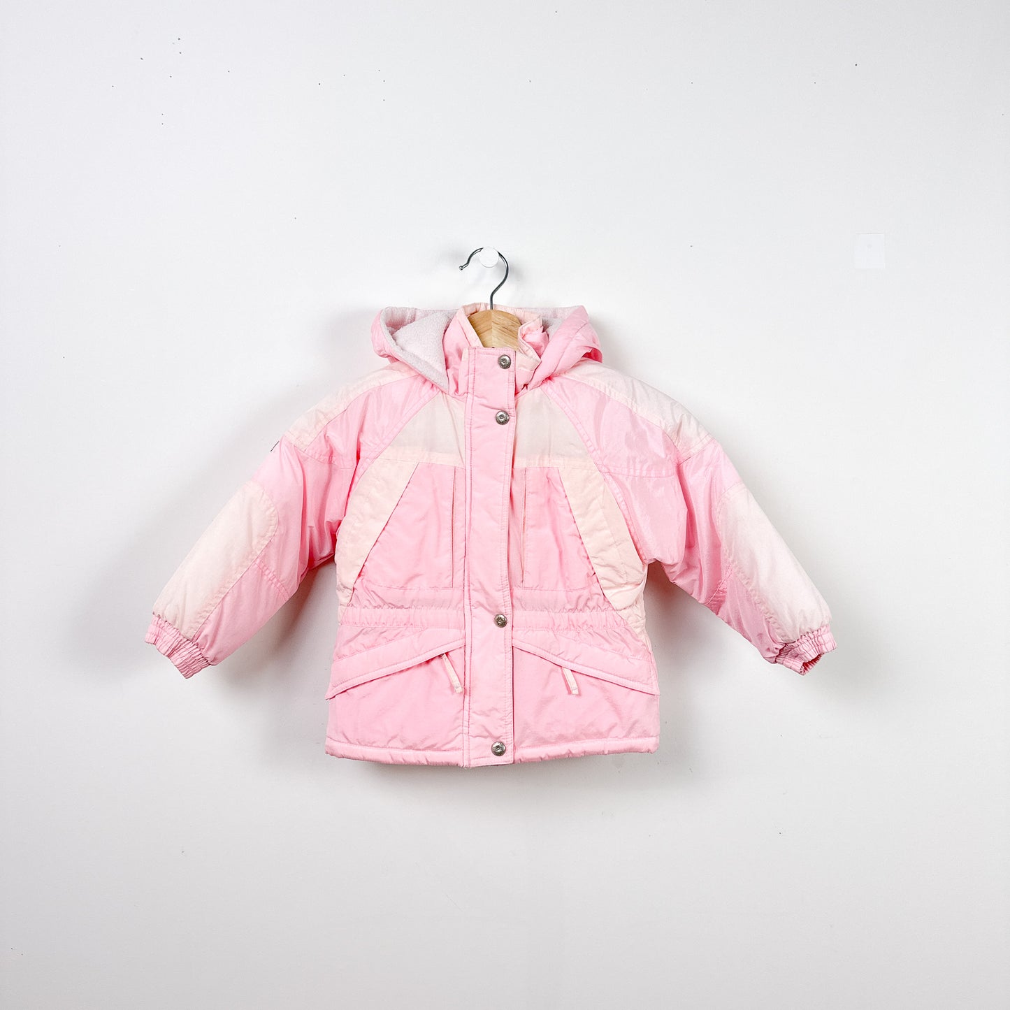 80's Vintage Toddler Pink Ski Coat - 4T