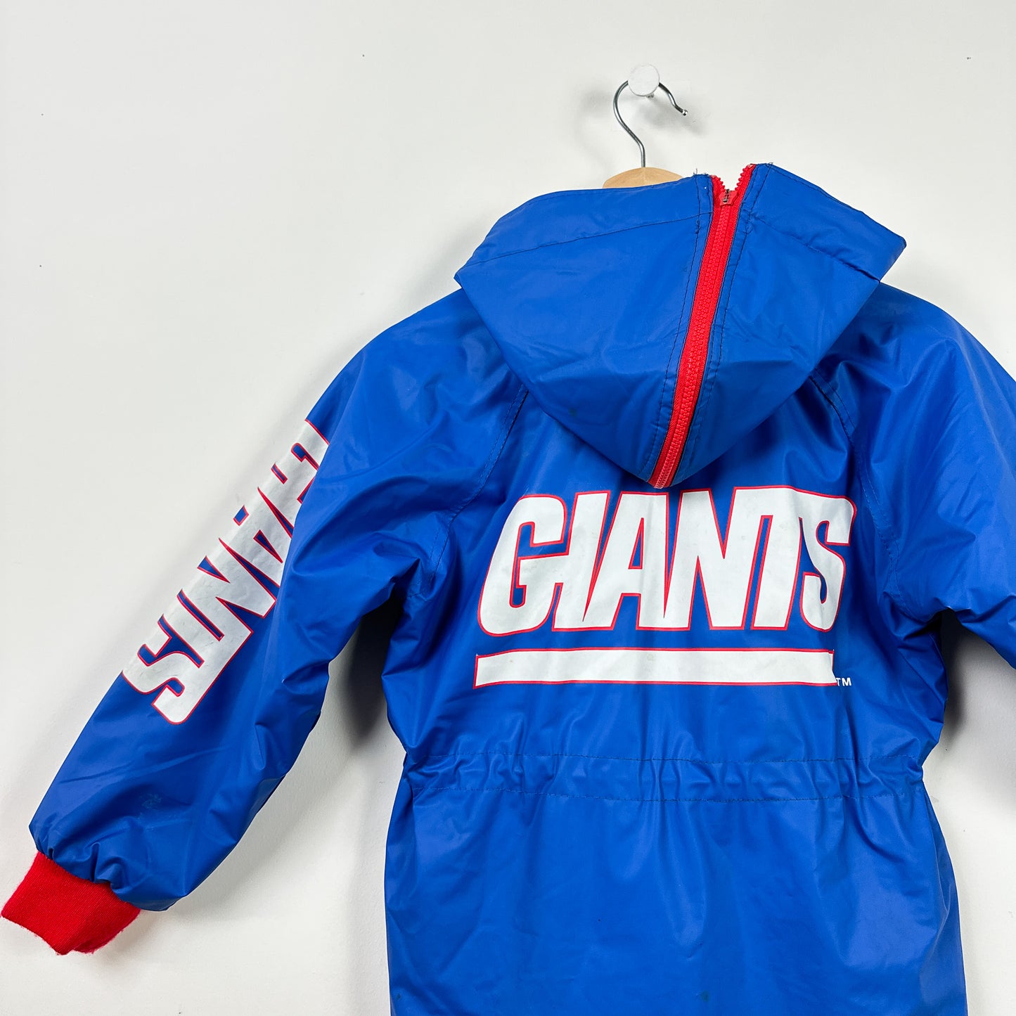 Vintage NY Giants Rain Parka - Size 8-10yr