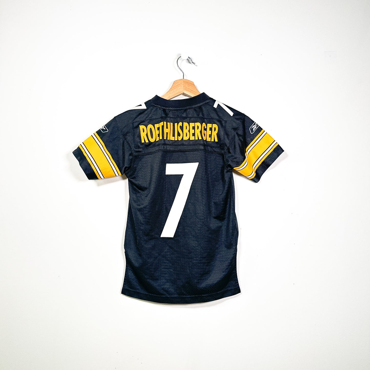 Kids Roethlisberger Pittsburgh Steelers Steelers Sewn Jersey - Size 8yr