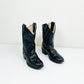 Vintage Kids Leather Cowboy Boots - Size 13 (Age 4-6)