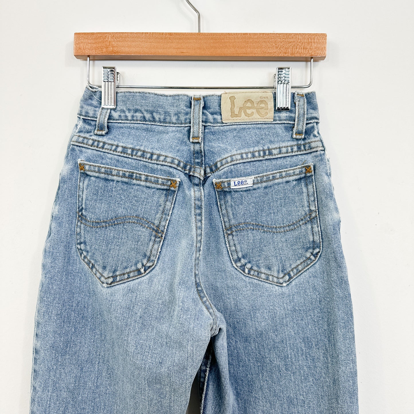 Vintage Lee Light Wash Denim Jeans - Size 10 Reg