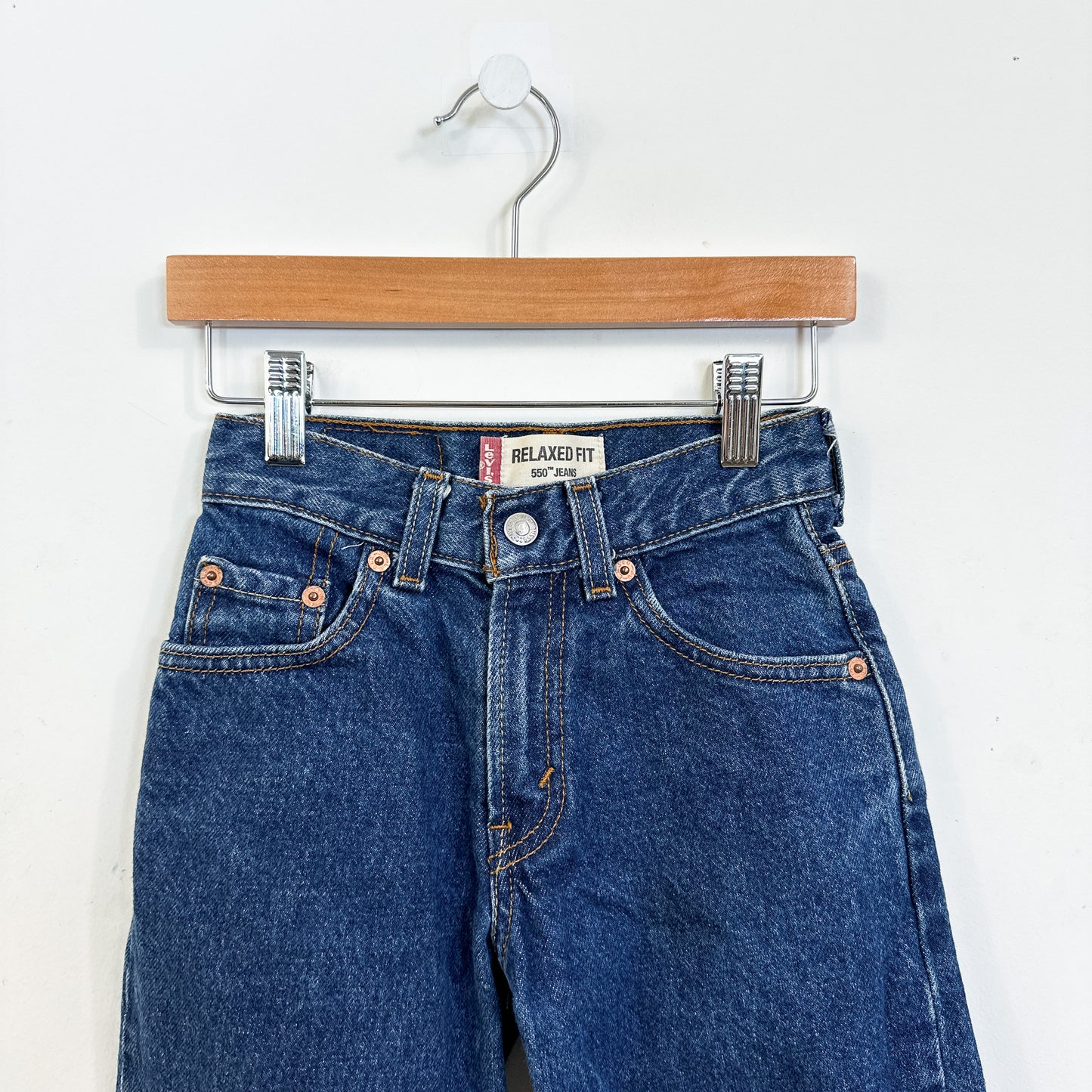 Vintage Kid's Levi's 550 Relaxed Fit Jeans - Size 6