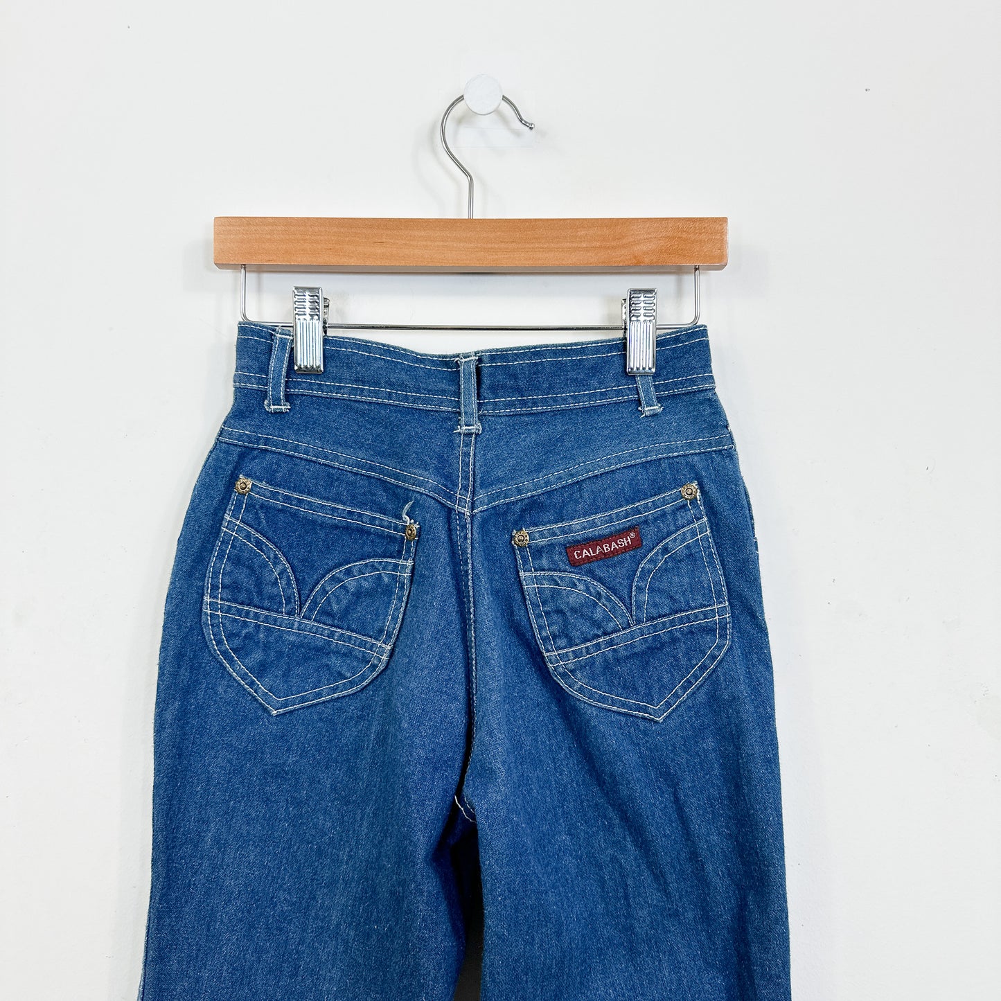 70's Vintage Kids Calabash Jeans - Size 10yr