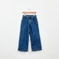 Vintage Lee Mid Wash Wide Leg Jeans - Size 8 Reg