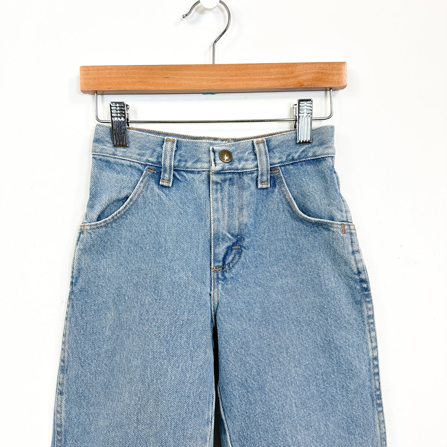 Vintage Kids Rustler Light Wash Jeans - Size 8 Slim
