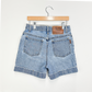 Vintage Kids Cuffed Denim Shorts - Size 12yr
