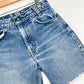 Vintage Kids Levi's Light Wash Orange Tab Cut-Off Shorts - Size 10-12yr