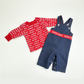 Vintage Health Tex Super Sport Overall Set - Size 3mo