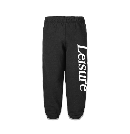 LEISURE - Black and White Logo Sweats