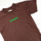 LEISURE -  Brown Logo Tee - Size 8-9yr