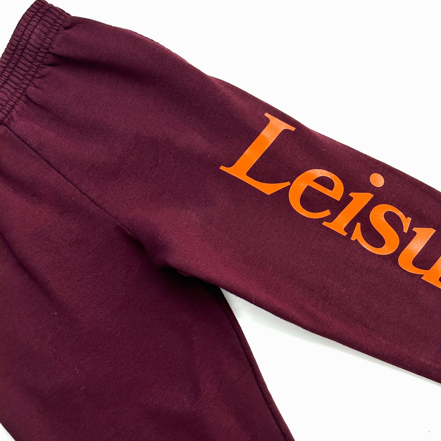 LEISURE - Burgundy Logo Sweats - Size 8-10yr