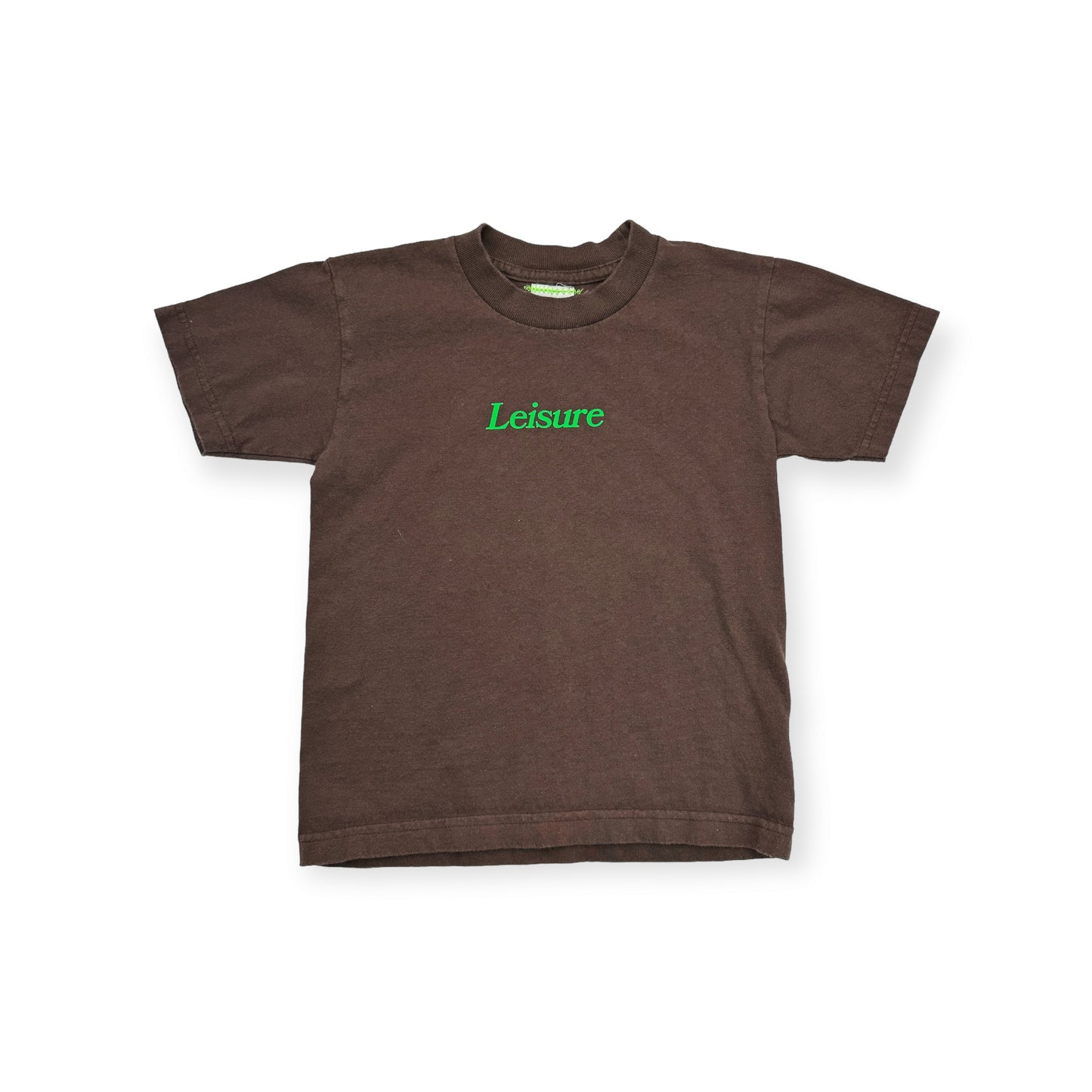 LEISURE -  Brown Logo Tee - Size 8-9yr