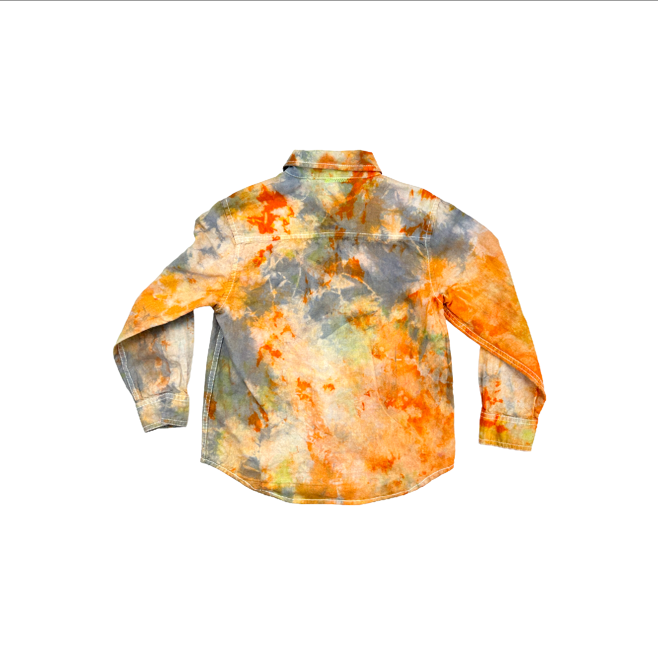 LEISURE - Tie Dye Button Down Shirt 01 - Size 8-10yr