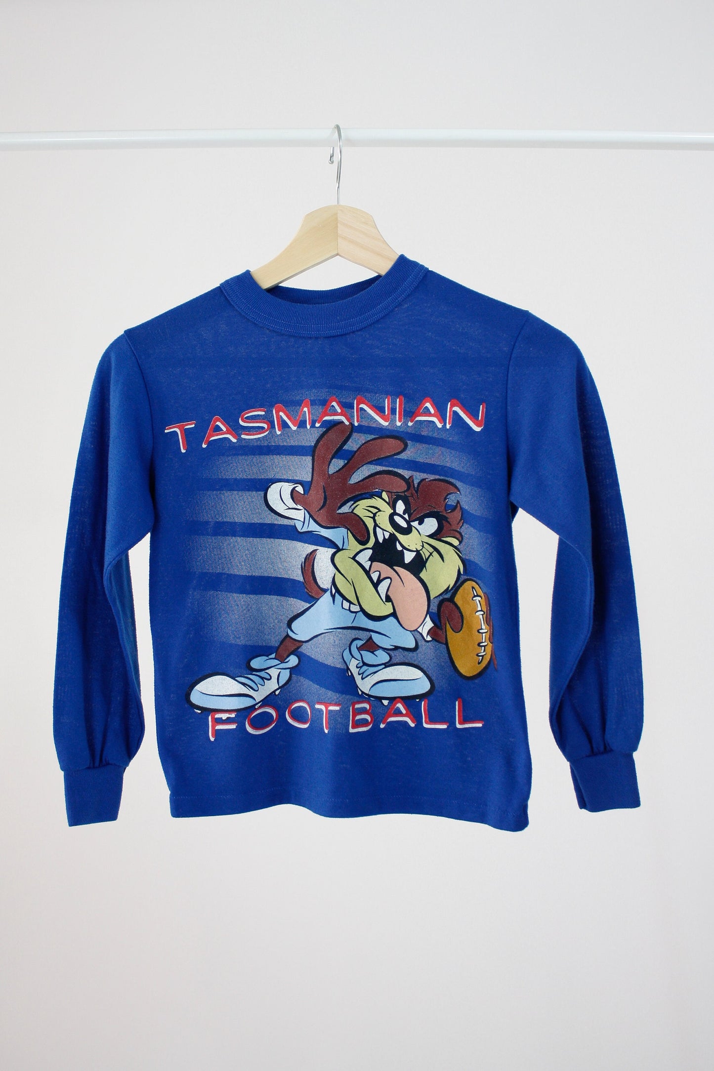 Vintage Taz Football Long Sleeve Tee