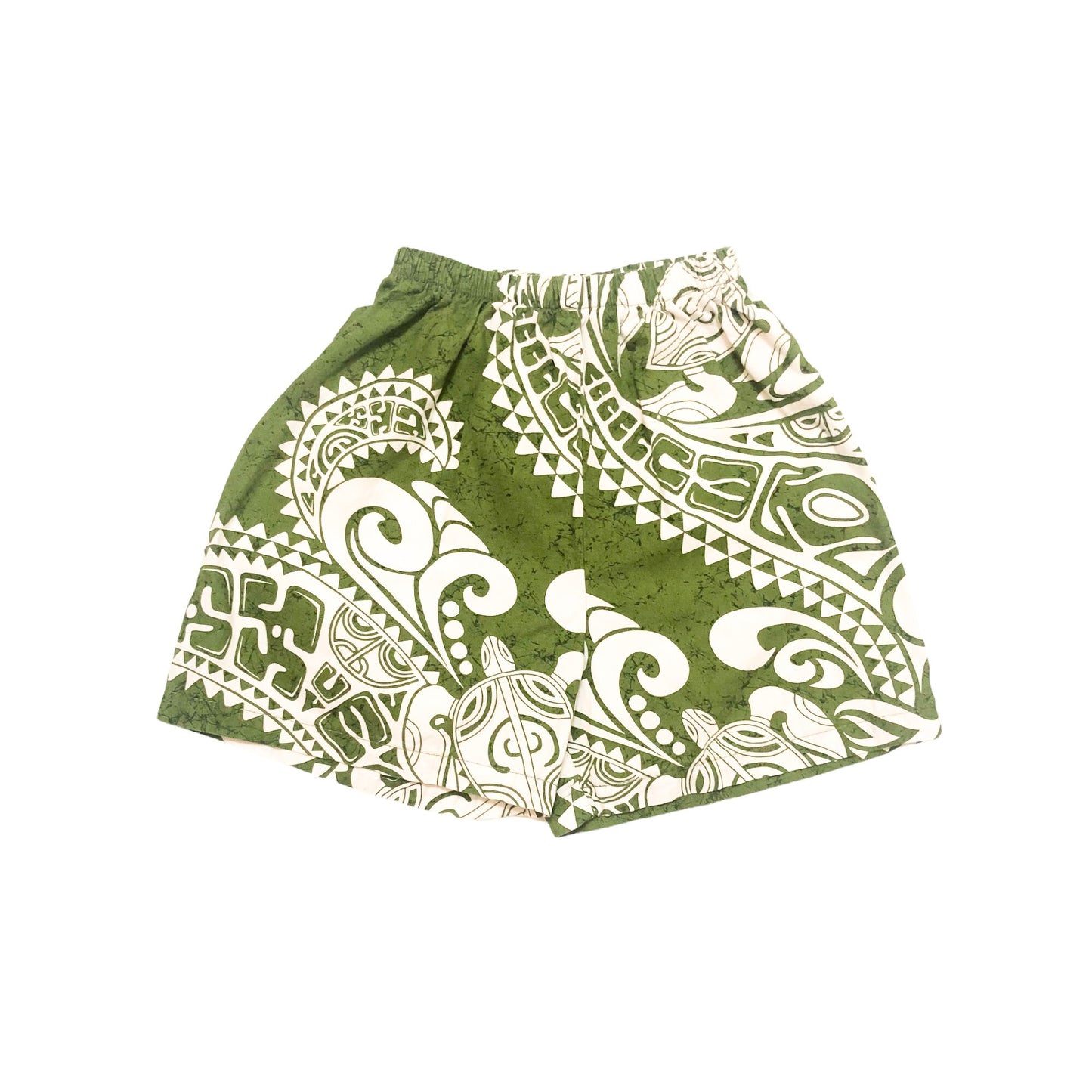 Vintage Toddler Green Samoan Shorts - 24mo